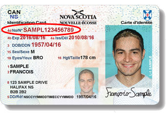 Nova scotia driving license